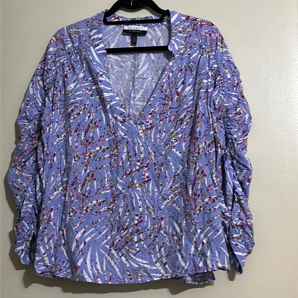 ELOQUII floral top